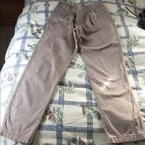 Lands End Men’s Flannel-Lined Khaki Pants